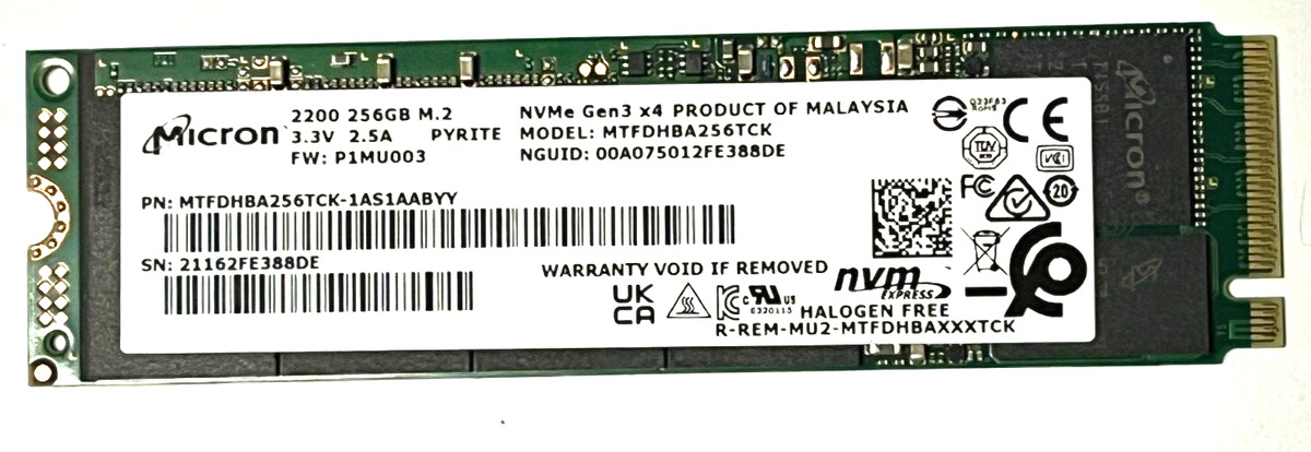 Micron Ssd Micron 2200 Series