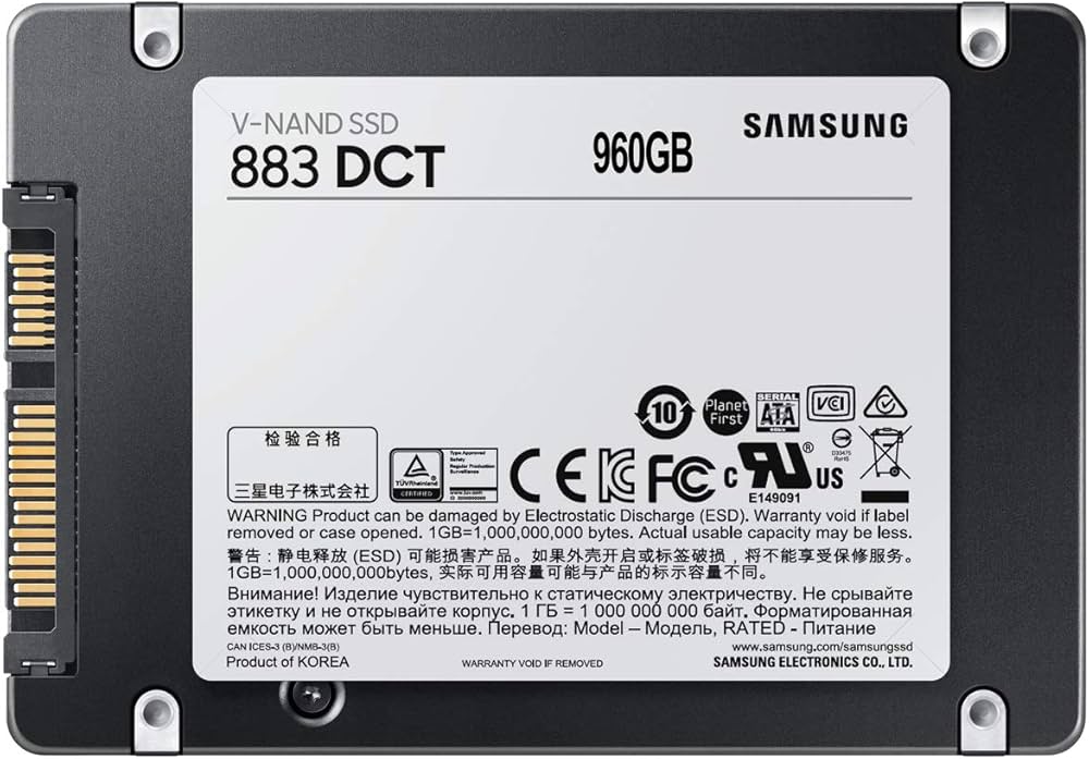 Samsung Ssd Samsung 883 Dct